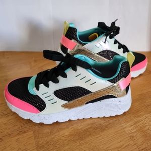 NWOT Sketchers Girls Uno Lite Gen Cool Sneakers size 5
